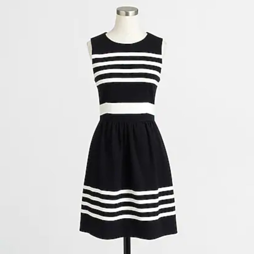 NWT J.Crew Factory Striped Daybreak Dress Size XS